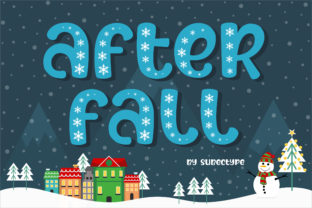 After Fall: A Holiday Typeface for Elegant Design