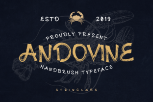 Andovine: A Vintage Display Font for Bold Branding