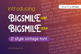 Bigsmile Font for Handmade Sellers and Craft Creators