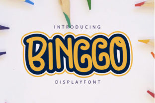 Binggo Font: A Playful Display Typeface for Small Business Branding