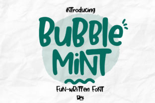 Bubble Mint Font: Playful Typography for Makers