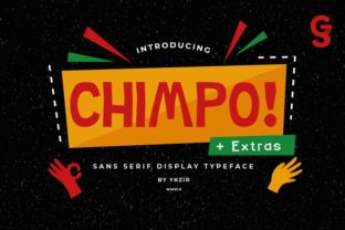 Chimpo: A Fun Display Font for Creative Projects