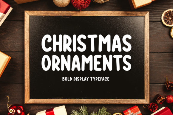 Christmas Ornaments Font