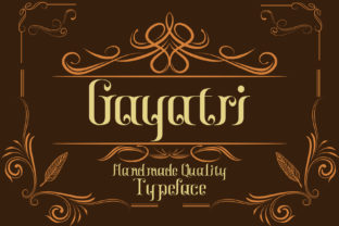 Gayatri: A Bold Display Font for Web Design
