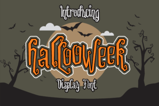 Hallooweek: A Spooky Display Font