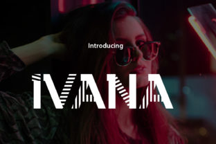 Ivana: A Bold Display Font for Creative Makers