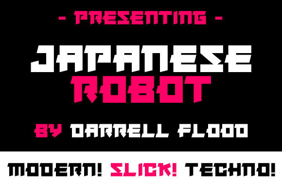 Japanese Robot Font Review