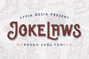 Jokelaws: A Bold Display Font for Creative Makers