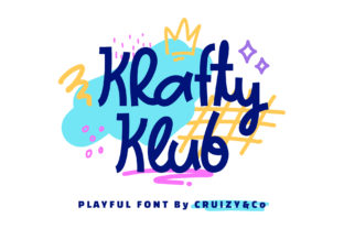 Krafty Klub: A Playful Display Font