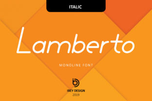 Lamberto Italic: A Bold Display Font for Modern Branding