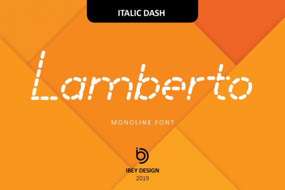 Lamberto Italic Dash: A Bold Display Font