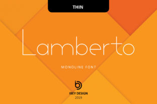 Lamberto Thin: A Display Font That Elevates Any Small Business Brand