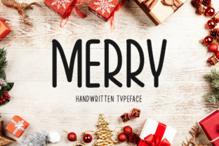 Merry: A Festive Display Font