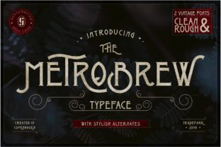 Metrobrew: A Bold Font for Business