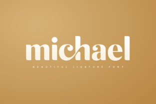 Michael: A Modern Font for Craft Creators