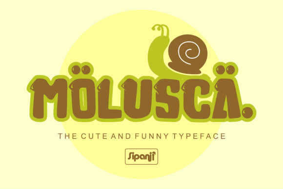 Molusca: A Bold Display Font for Web Design