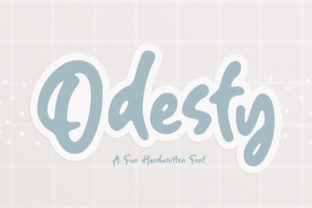 Odesty: A Cool Display Font for Editorial Design