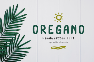 Oregano Font: Handwritten Elegance for Editorial Design