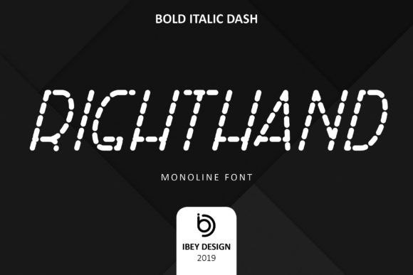 Right Hand Bold Italic Dash Brings Monoline Energy to Campaign Design