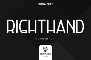 Right Hand Extra Bold: A Display Font with Editorial Presence