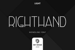 Right Hand Light: A Brand Designer's Review of the Monoline Display Font
