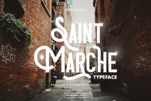 Saint Marche: A Bold Display Font for Designers