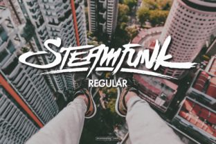 Steamfunk: A Bold Typeface for Creative Projects