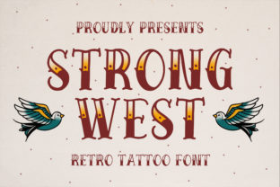 Strong West: A Vintage Font for Business Branding
