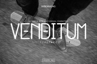 Venditum: A Bold Display Font for Web Design