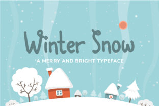 Winter Snow: A Display Typeface for Festive Editorial Projects